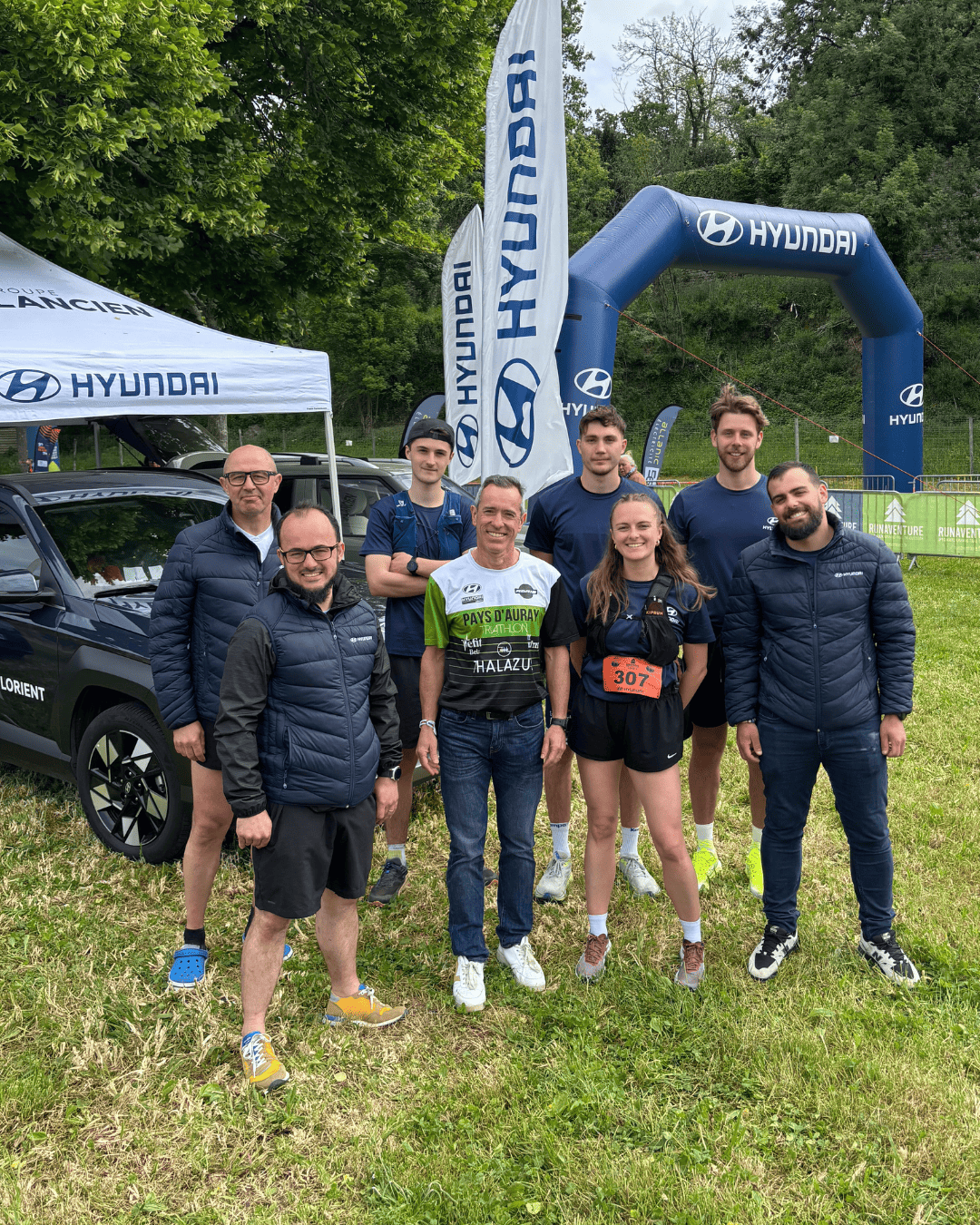 Hyundai Lorient partenaire du Trail des Rives du Blavet 2025